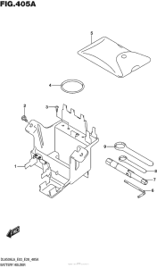 DL650 (ABS) Battery Holder