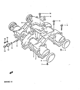 GS650 Крышка головки цилиндров