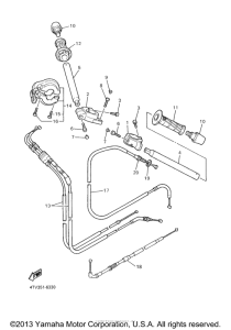 YZF600RMC Троса