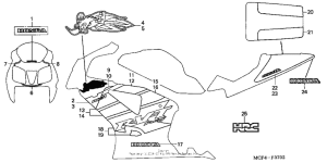 RVT1000R Mark + stripe ('04)