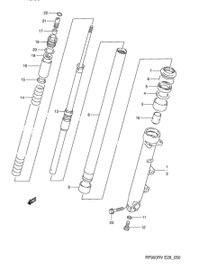 RF900 Передняя вилка