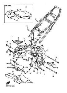 YZF-R6 Frame comp