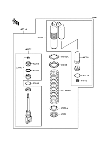KX125 Амортизатор
