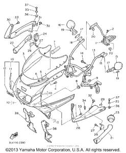 FZR1000E Обтекатели