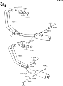 ZX600 Глушитель