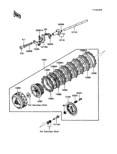ZN1300 Сцепление