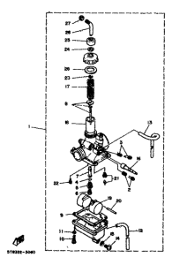 DT80MX Карбюратор