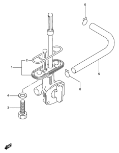 DF125 Топливный кран