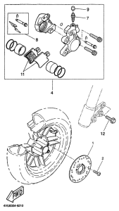 CW50 Переднее колесо