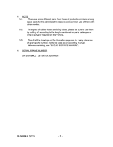 DR-Z400 Catalog preface