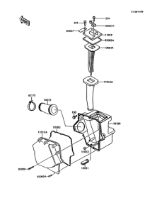 KMX125 Воздушный фильтр
