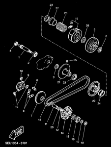 YH50 Сцепление