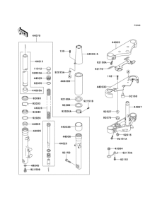 VN800 Front fork(1 / 2)