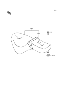 VN400 Сиденье