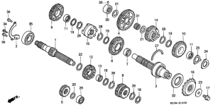 VF750C Трансмиссия