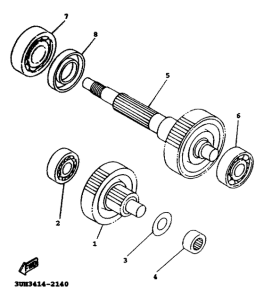 XC125 Трансмиссия