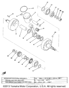 MX125A Коленвал и поршни