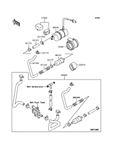 ZX400 Топливный насос