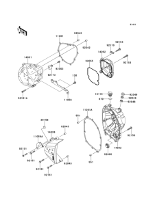 ZR800 Крышки двигателя