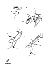 BT1100 Боковая крышка