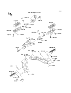 ZR1200 Подножки