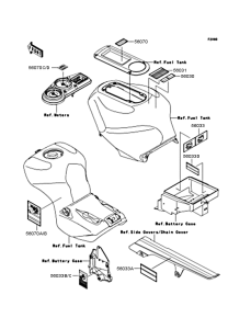 ZX1200 Лейбл предостережения
