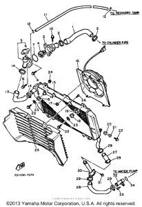 FZR1000T Радиатор и Патрубки