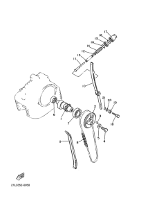 SR250 Arbol de lev. cadena