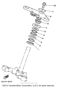 YSR50A Управление