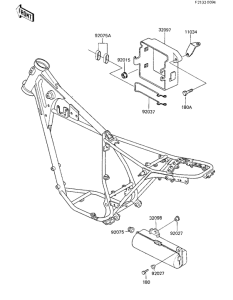 KL250 Battery case / tool case