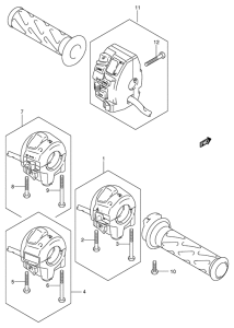AN650 (ABS) Рулевой переключатель