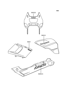 ZX400 Наклейки