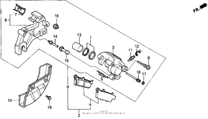 XR650L Задний суппорт