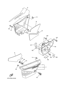 YB125SPD Боковые обтекатели