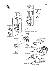 EN400 Коленвал