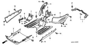 SRX90 Панель пола