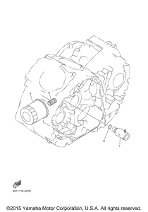 XVS950A Масляный фильтр