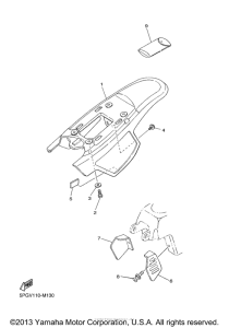 PW50E1 Боковые обтекатели