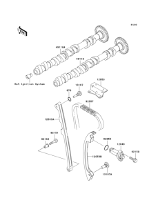 ZX1200 Распред вал