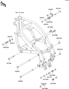 ZX600 Frame fitting
