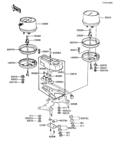 KZ1000 Спидометр