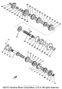 TZ250F Трансмиссия