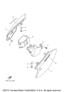 TTR50EE Боковые обтекатели