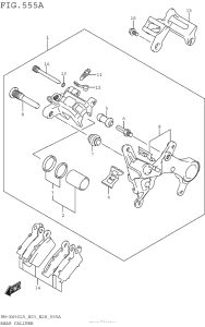 RM-Z450 Задний суппорт
