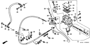 FES250 Задний тормозной цилиндр