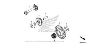 CBR650F Starting Driven Gear