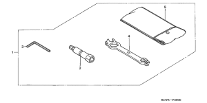 XR400R Инструмент