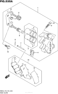 RM85 Передние тормоза