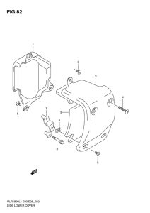VLR1800 Side lower cover