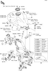 ER650 Топливный бак